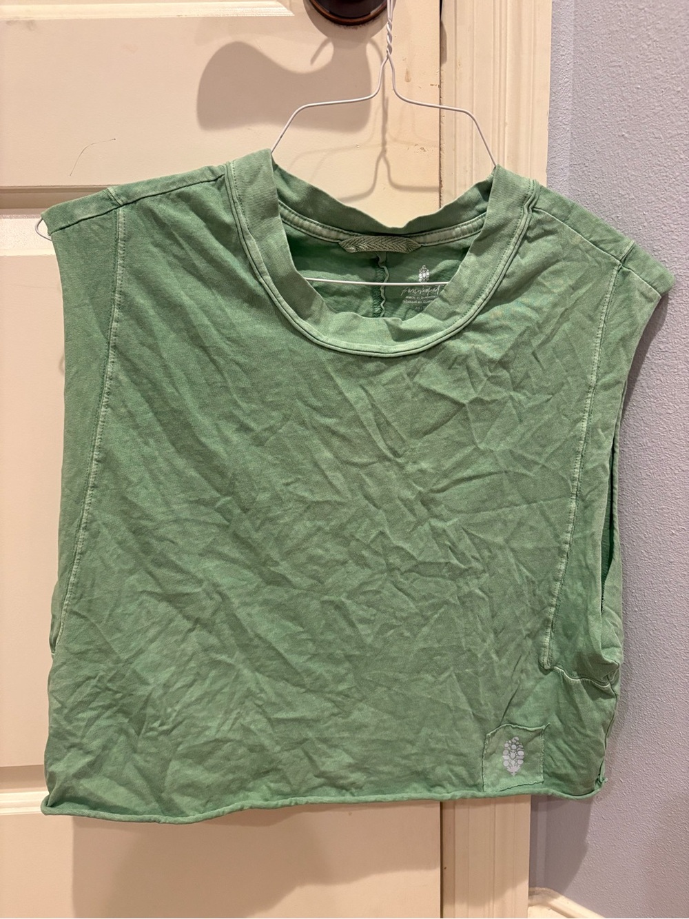 FP Movement by Free People Sage Green Cropped Tank